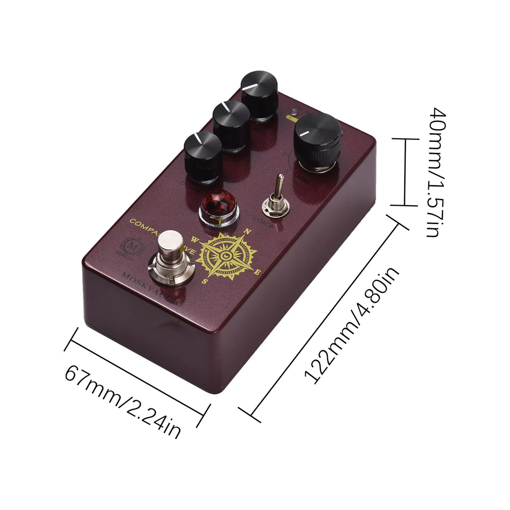 Compact Overdrive Guitar Effect Pedal F674