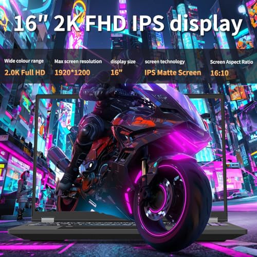 15.6" FHD Gaming Laptop, Intel N95 3.4GHz, 16GB DDR4 + 512GB SSD, RGB Backlit Keyboard, Windows 11 Pro A715966