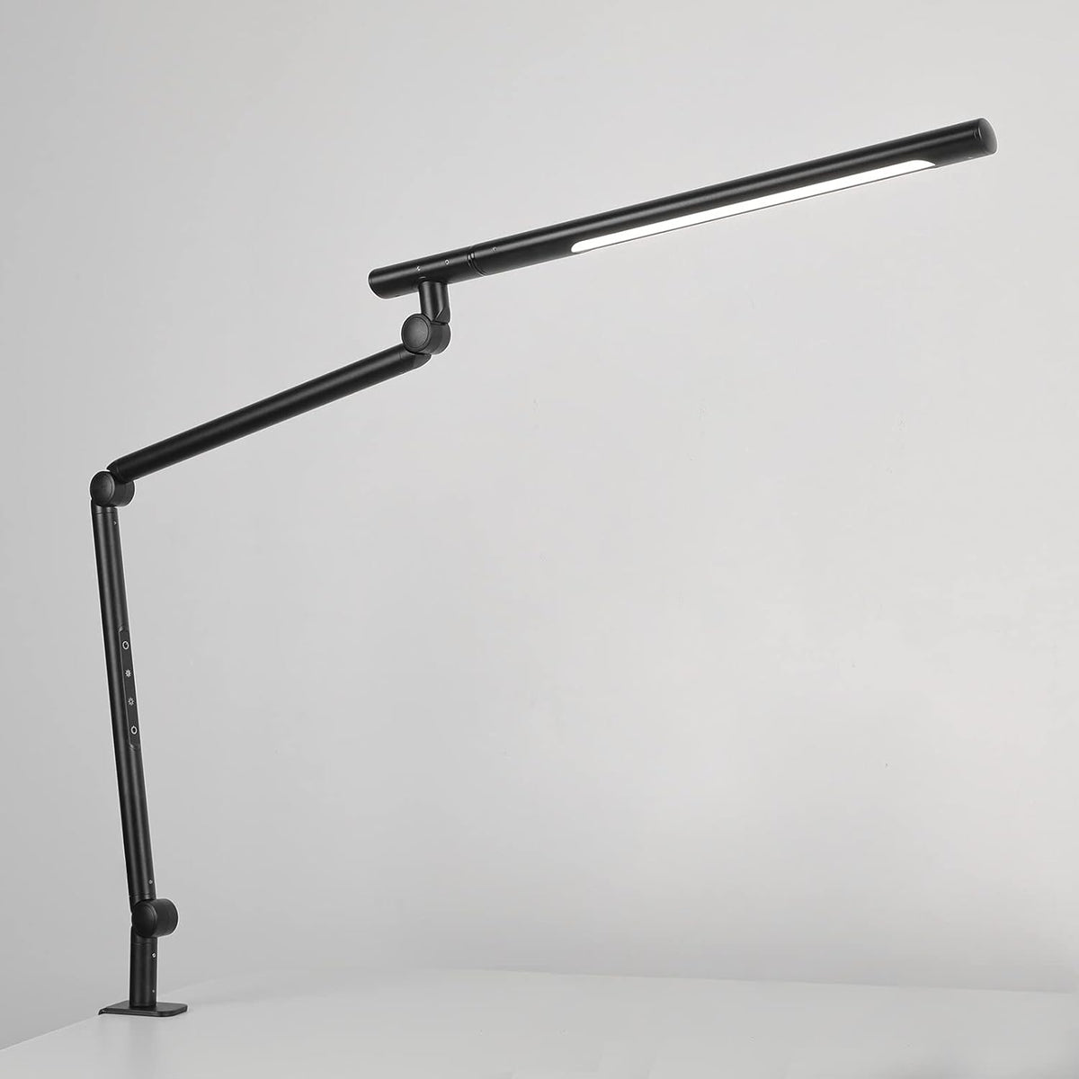 LED Desk Lamp with Clamp, 5 Brightness & Adjustable Color Temperature, 12W K10144