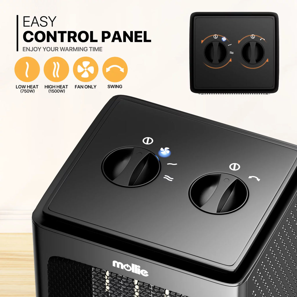1500W PTC Portable Electric Space Heater Y535099