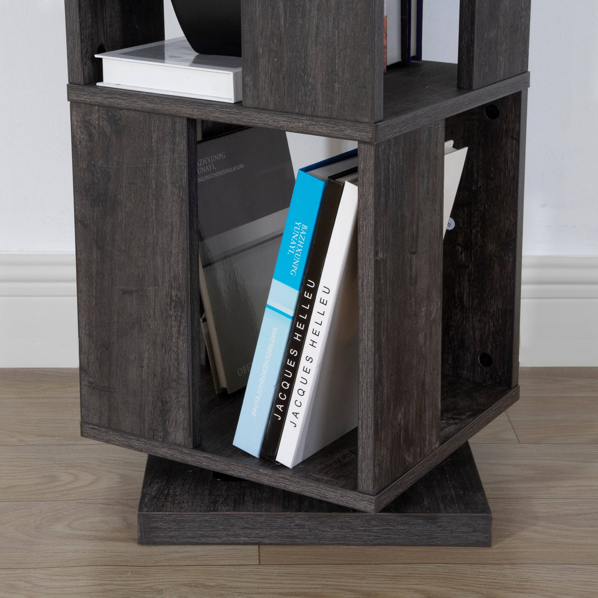 5 Tier Rotating Wooden Bookcase R85780
