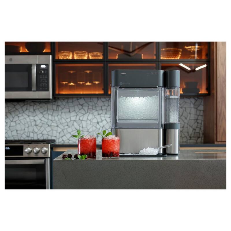 24 lb Portable Nugget Ice Maker in Stainless Steel N6437