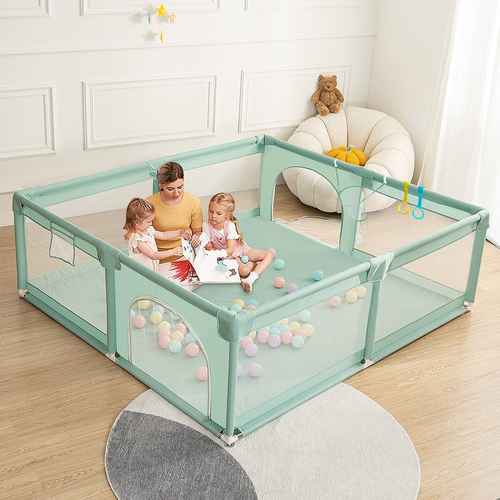 63x63'' Gray Baby Playpen O589