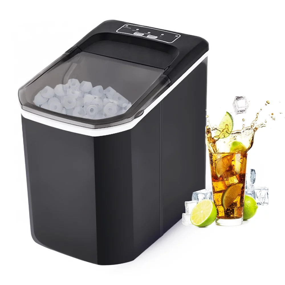 Countertop Ice Maker, 26lbs in 24Hrs, Self-Cleaning Ice Machine with Basket U917601