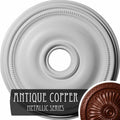 18 1/8x22OD x 3 3/4x22ID x 1 1/8x22P Hand-Painted Brushed Mahogany Ceiling Medallion J663904