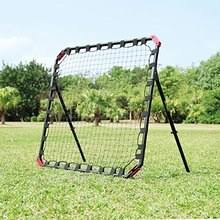 Black Portable Soccer Rebounder Net with Carry Bag A69506