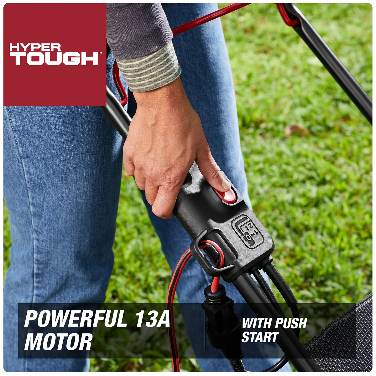 13A Corded Electric Push Walk-behind Lawn Mower D883