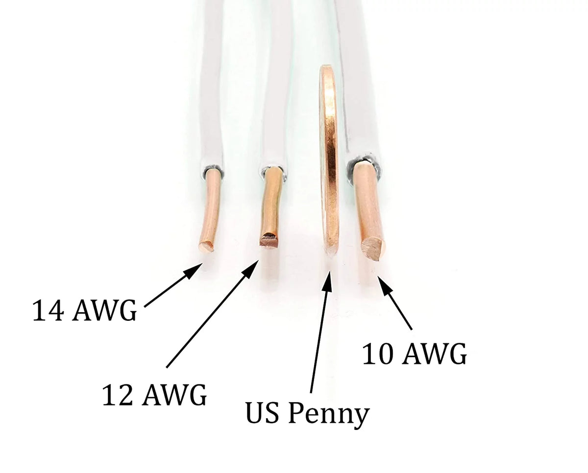 14 AWG White Insulated Solid Copper THHN THWN Wire W4655