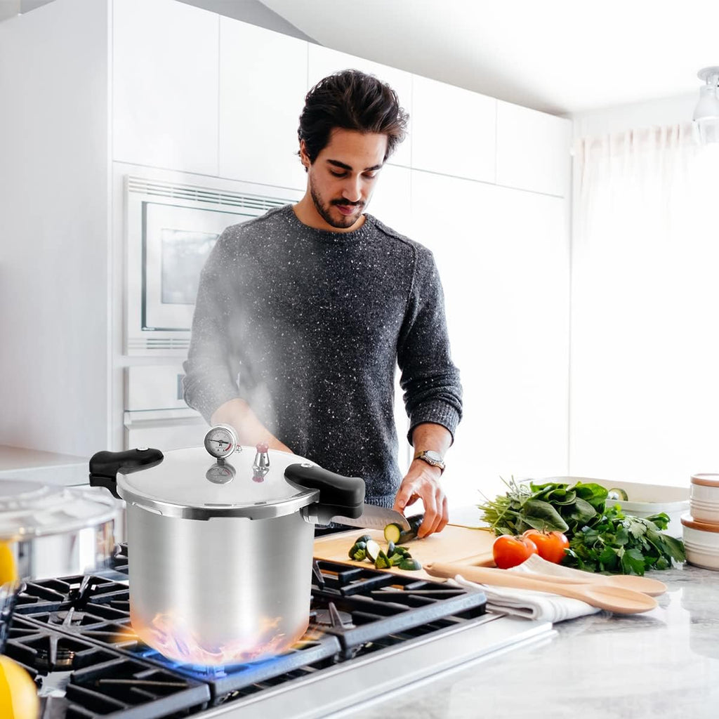 23 Quart Nonstick Aluminum Pressure Canner And Cooker Q69554