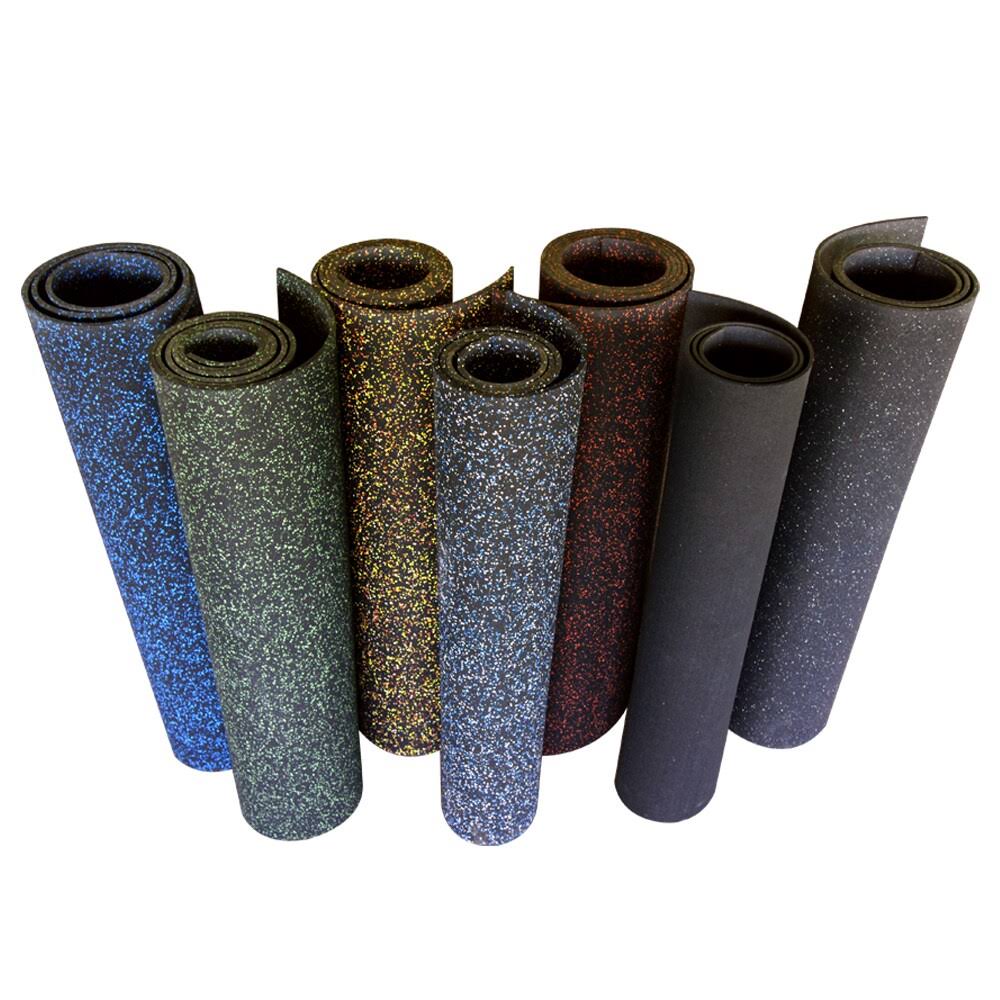 Black Rubber Flooring, 3/16 in. x 4 ft. x 15 ft. G7908