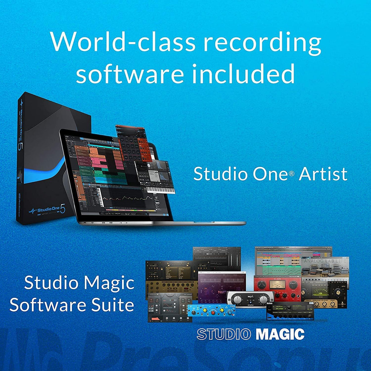 USB 96 AudioBox Recording Software V63673