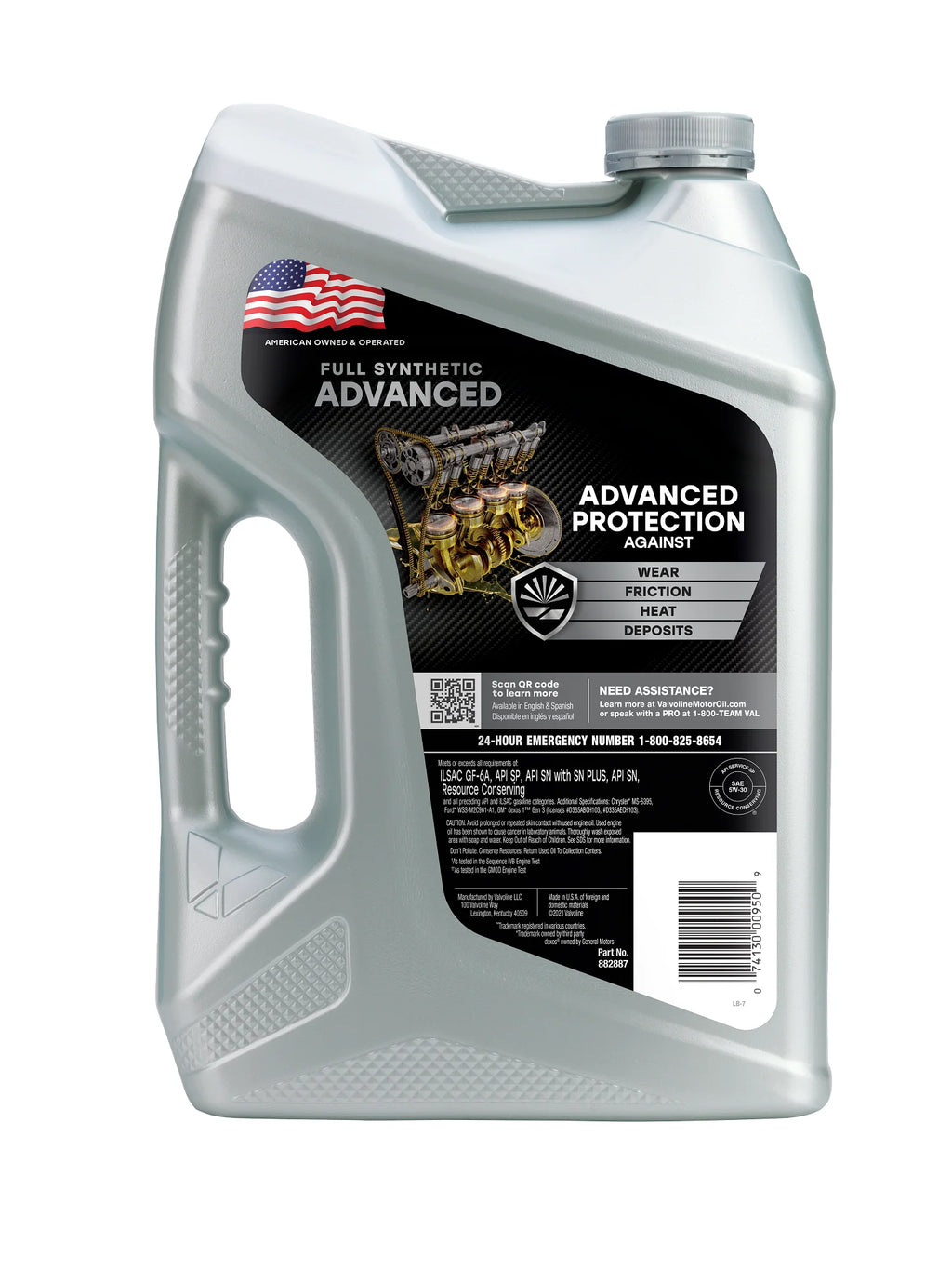 Full Synthetic SAE 5W-30 Motor Oil 5 QT I140