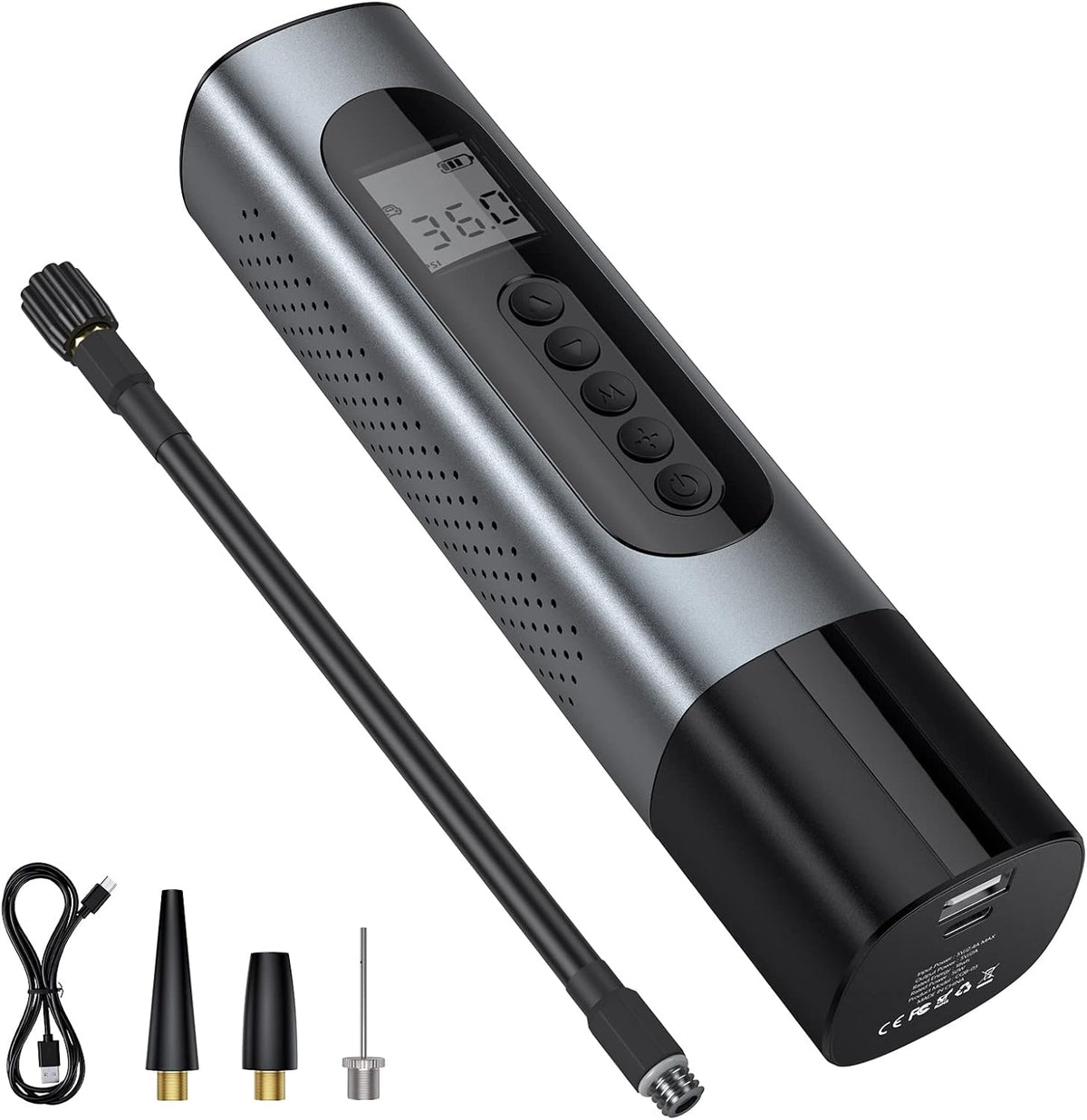 Tire Inflator Portable Air Compressor 150 Psi with Digital Pressure Gauge T286