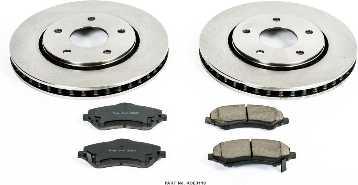 Front Brake Pad and Rotor Kit L310
