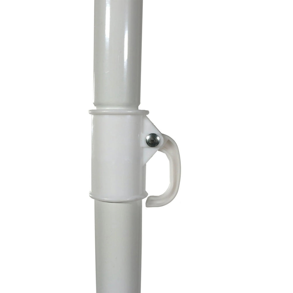 Sage Green Steel Beach Umbrella with Tilt Function A422928