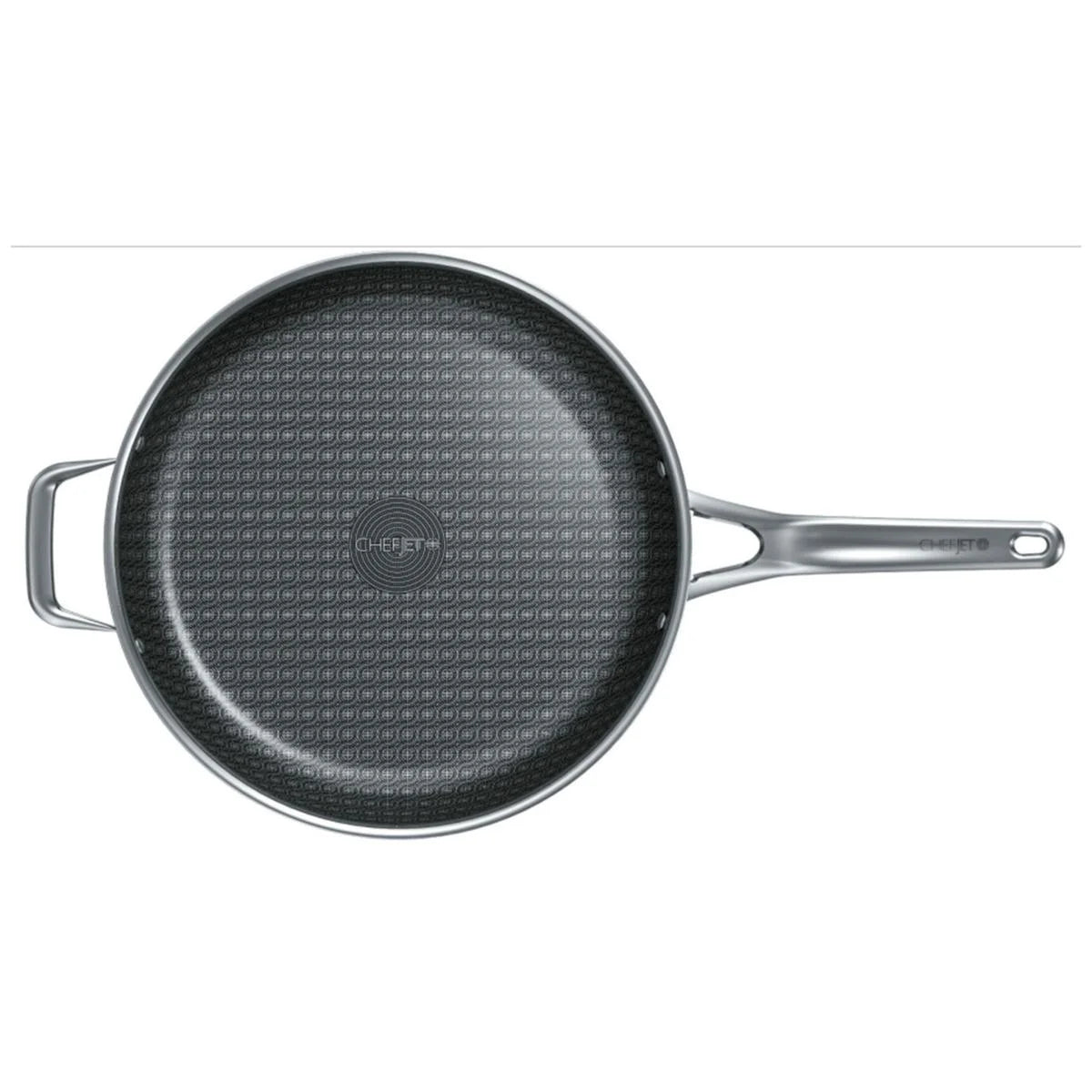 12" Nonstick Stainless Steel Skillet X96591