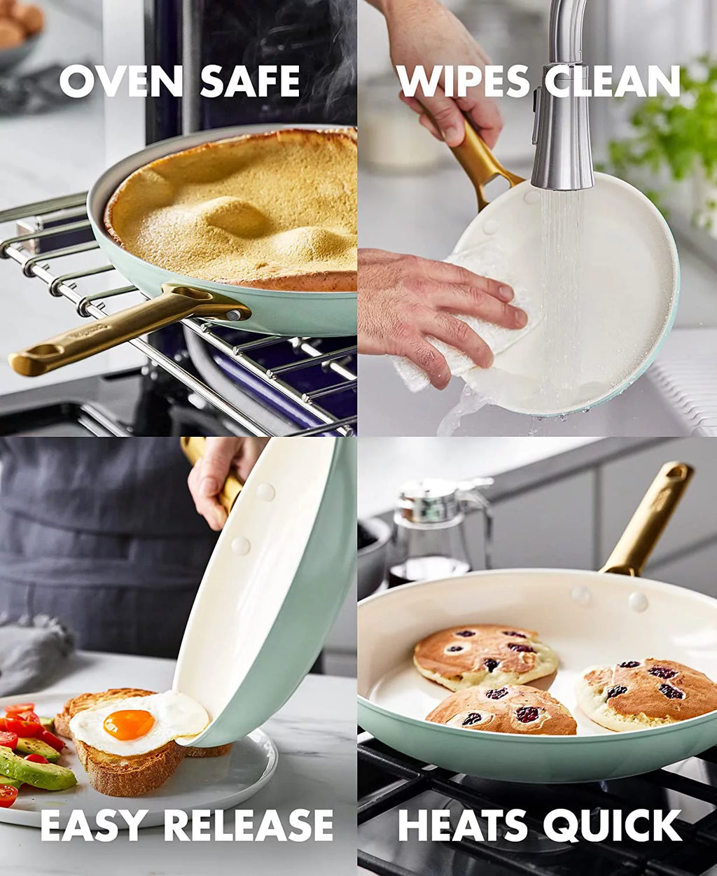 Hard Anodized Ceramic Nonstick 10 Piece Cookware Set M2732