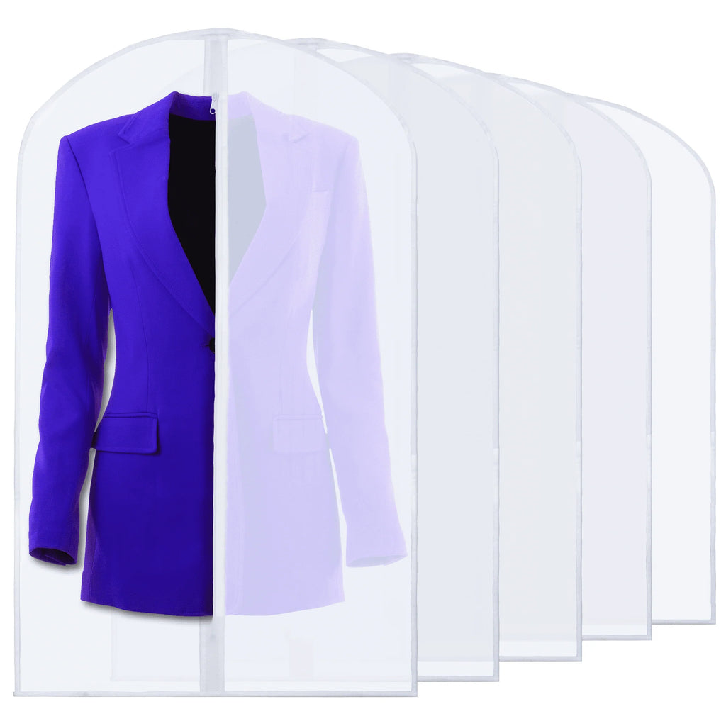 Black 5 Pack Hanging Garment Bag W700