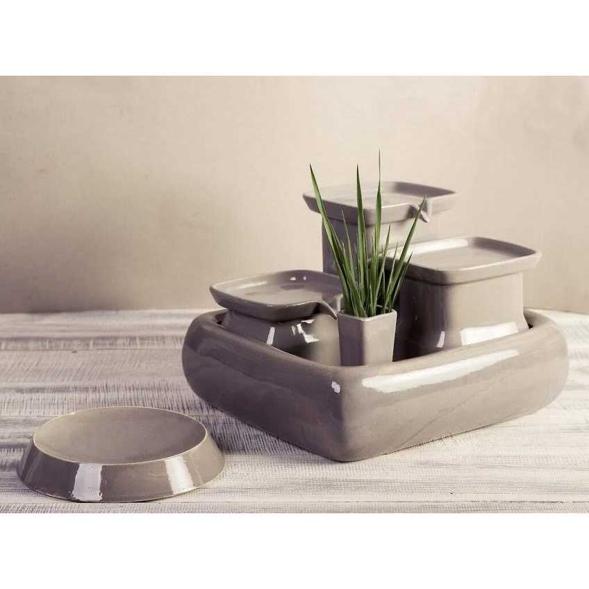 Ceramic Cat Water Fountain E557