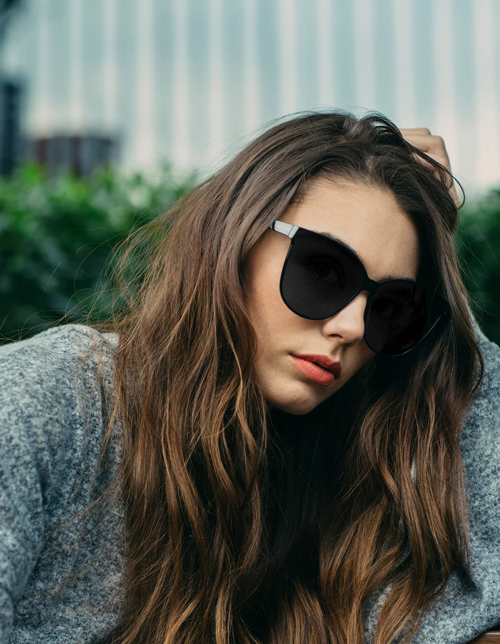Cat Eye Sunglasses with Polarized UV400 Protection S59703