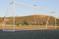 24x8 Regulation Soccer Goal with 3.5mm Nets Galvanized Steel E87899