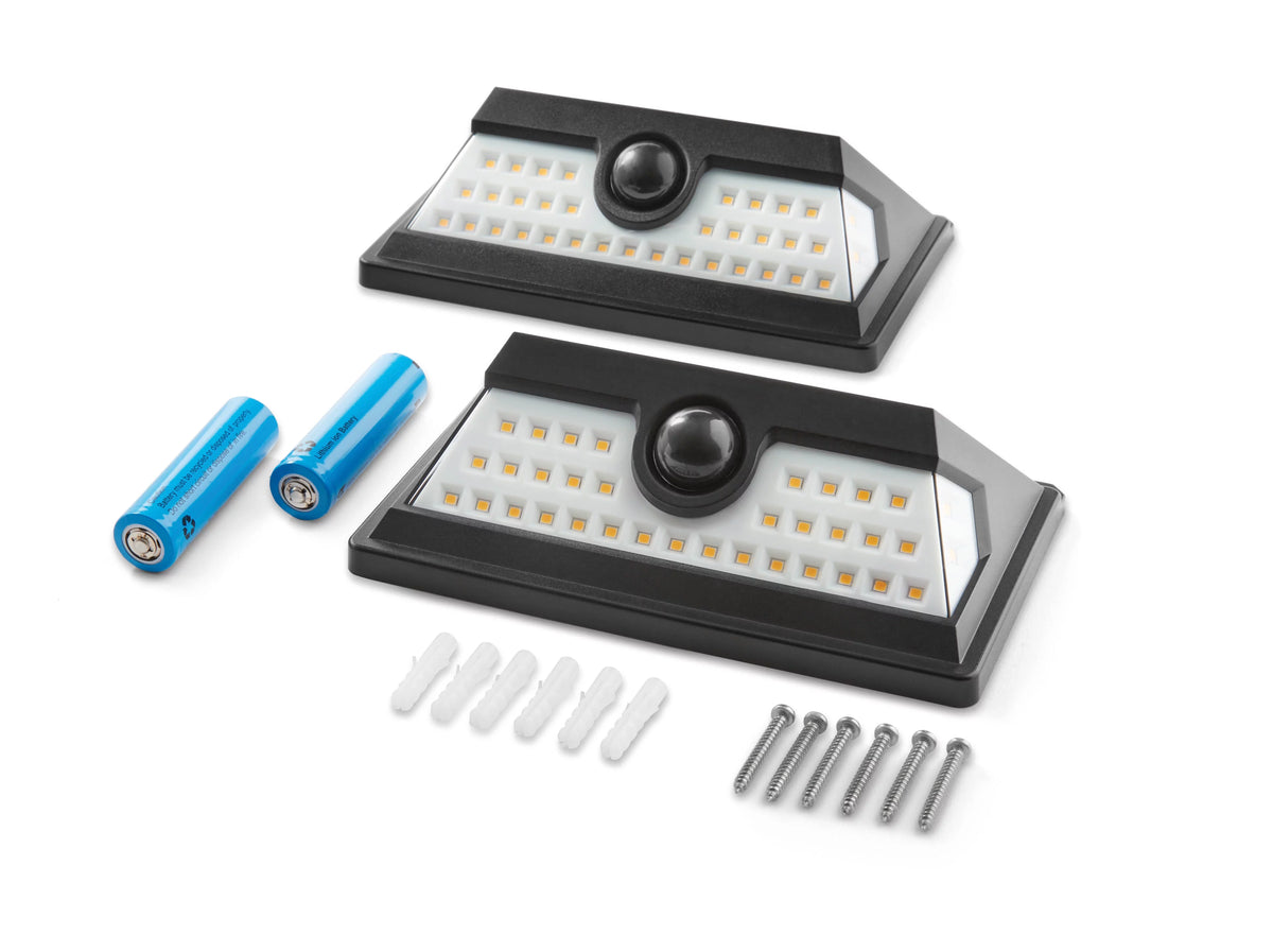 Solar Motion LED Security Light, 800 Lumens, 2 Pack R703