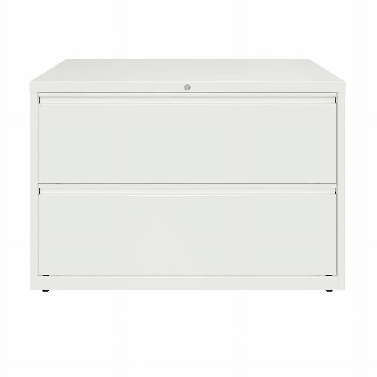 White 2-Drawer Metal Lateral File Cabinet B317587