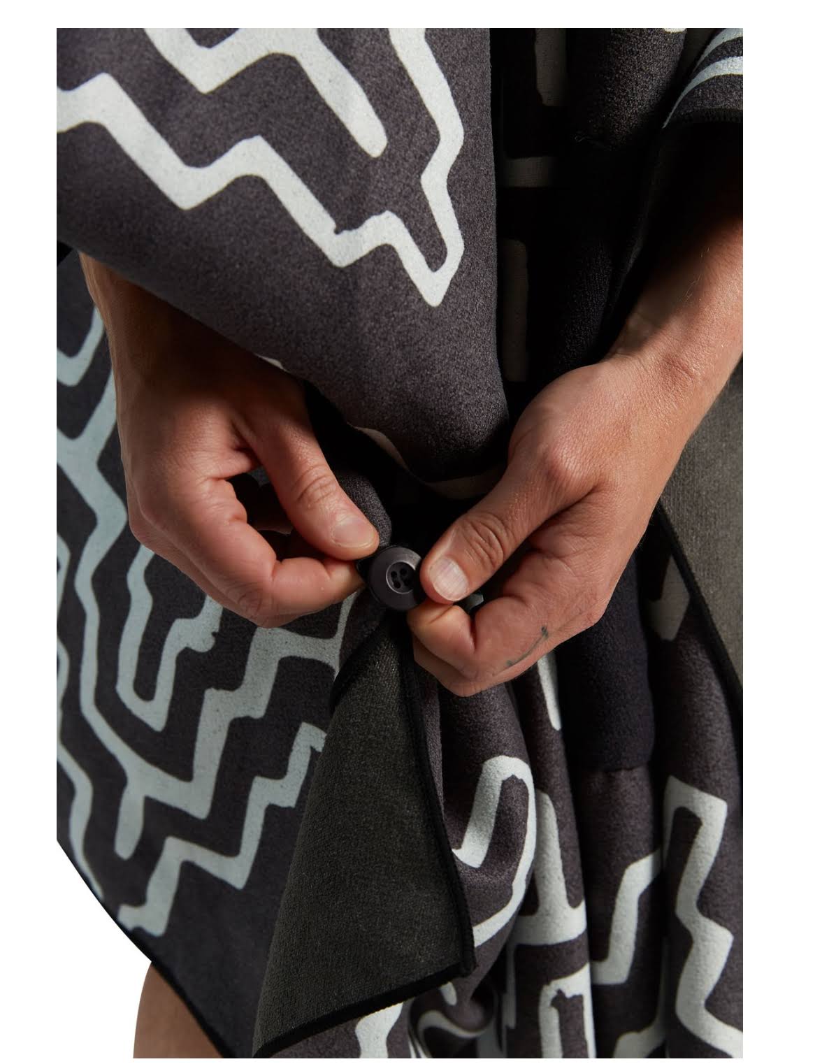 Teton Black Poncho Towel T31292