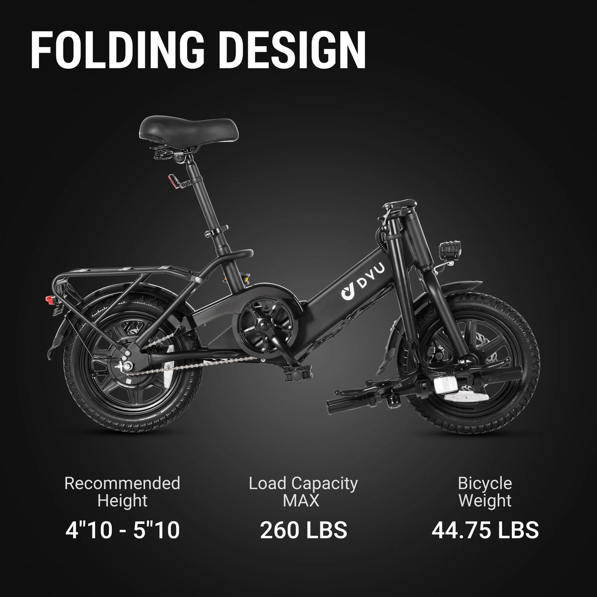 14 Folding Electric Bike 350W 36V 7.5AH A261