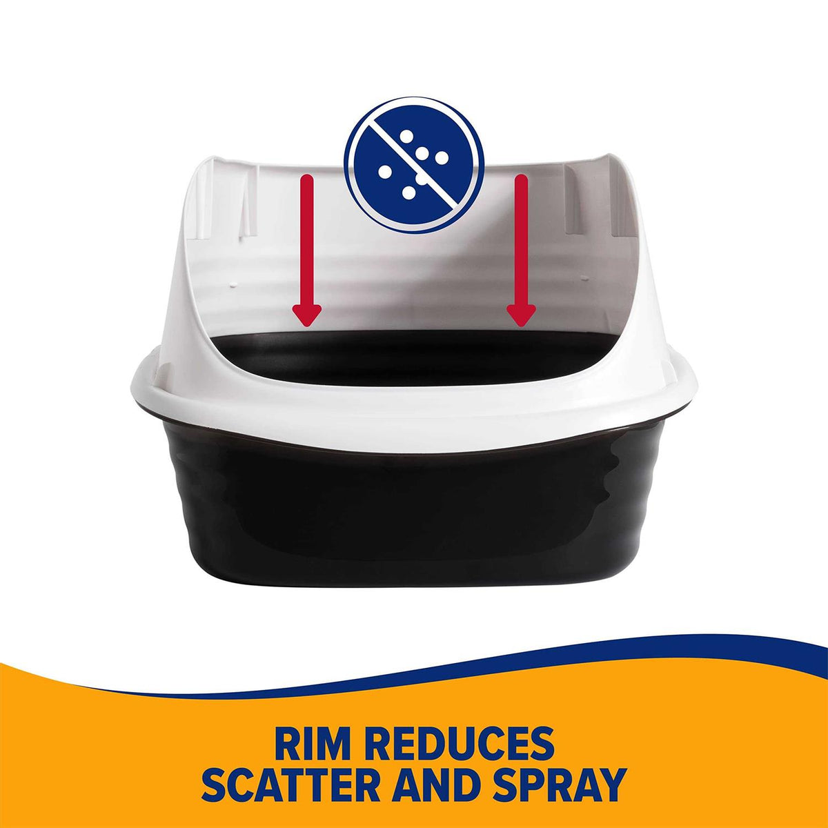 Large Rimmed Litter Pan T150