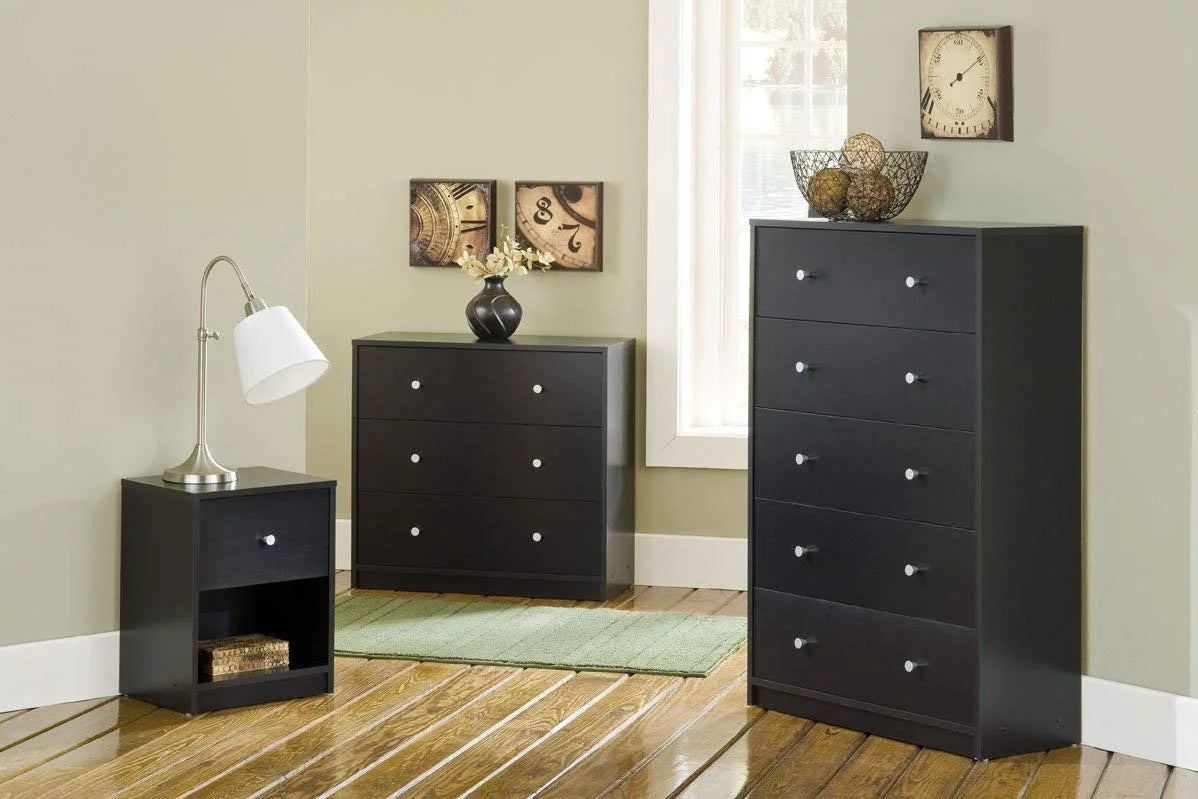 Black Nightstand End Table V539900