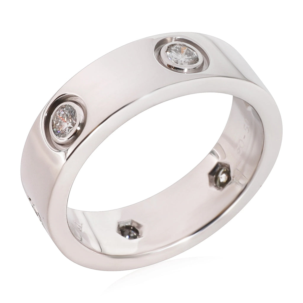 18k White Gold Diamond Ring 0.46 CTW Pre-Owned K175025