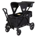 Blue 2 in 1 Push or Pull Stroller Wagon with Canopy W18328
