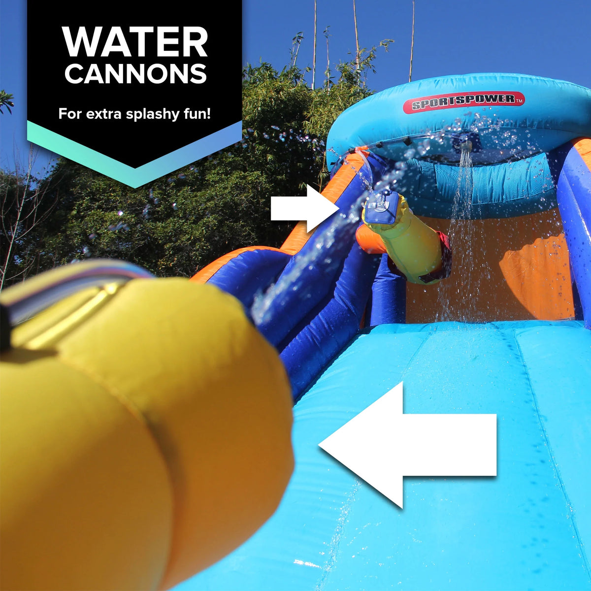 13.8' Inflatable Water Slide with Heavy Duty Blower C50760