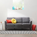 Charcoal Fabric Upholstered Sofa O5592