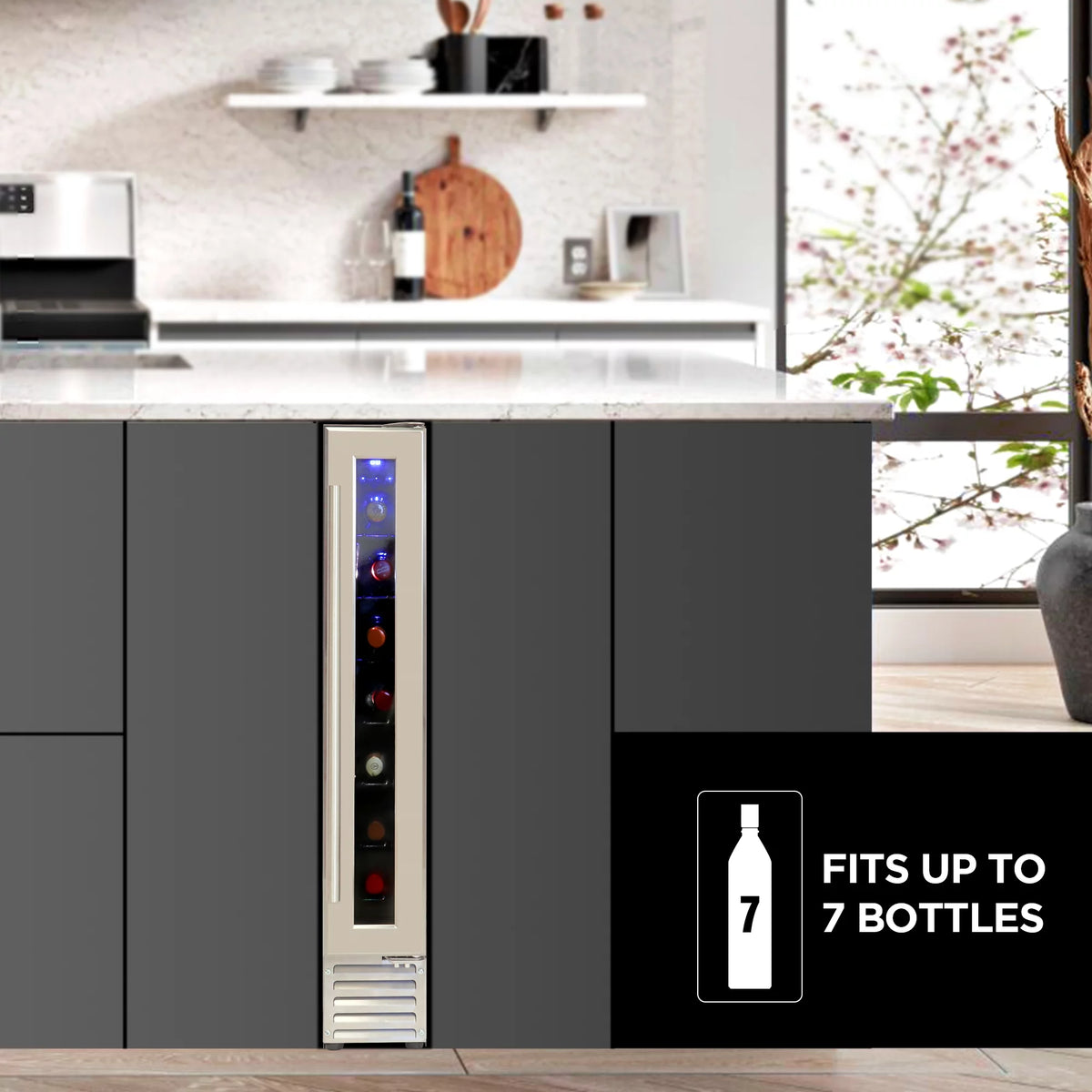 7 Bottle Slim Wine Cooler I6439