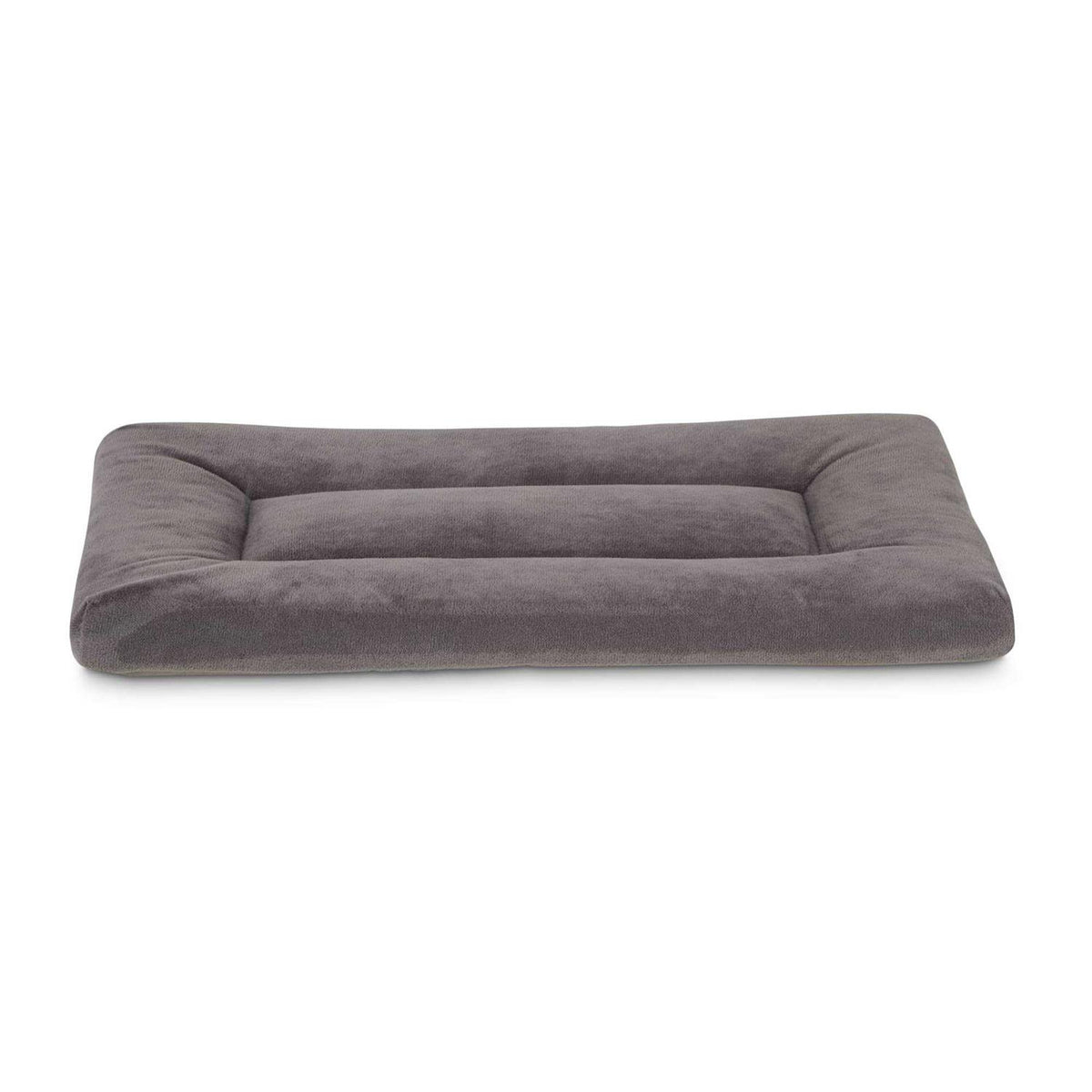 Dark Grey Velvet Dog Crate Mat and Pet Bed G44578
