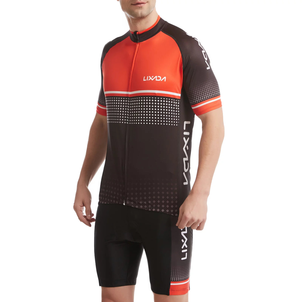 Breathable Quick-Dry Short Sleeve Cycling Jersey and Padded Shorts Set M84829