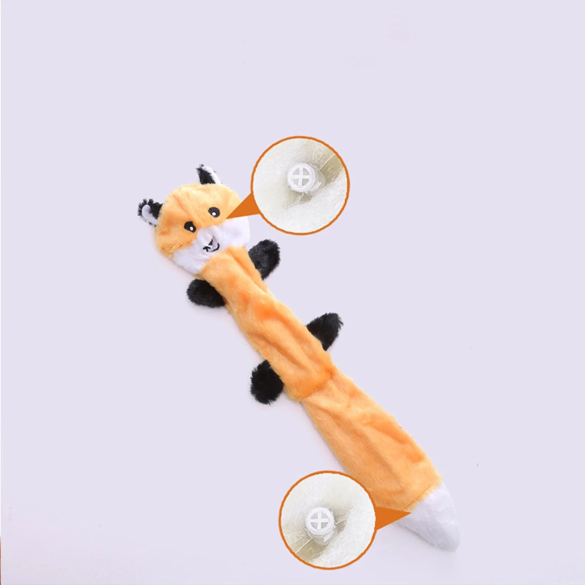 3Pcs No Stuffing Plush Dog Chew Toy Y960529