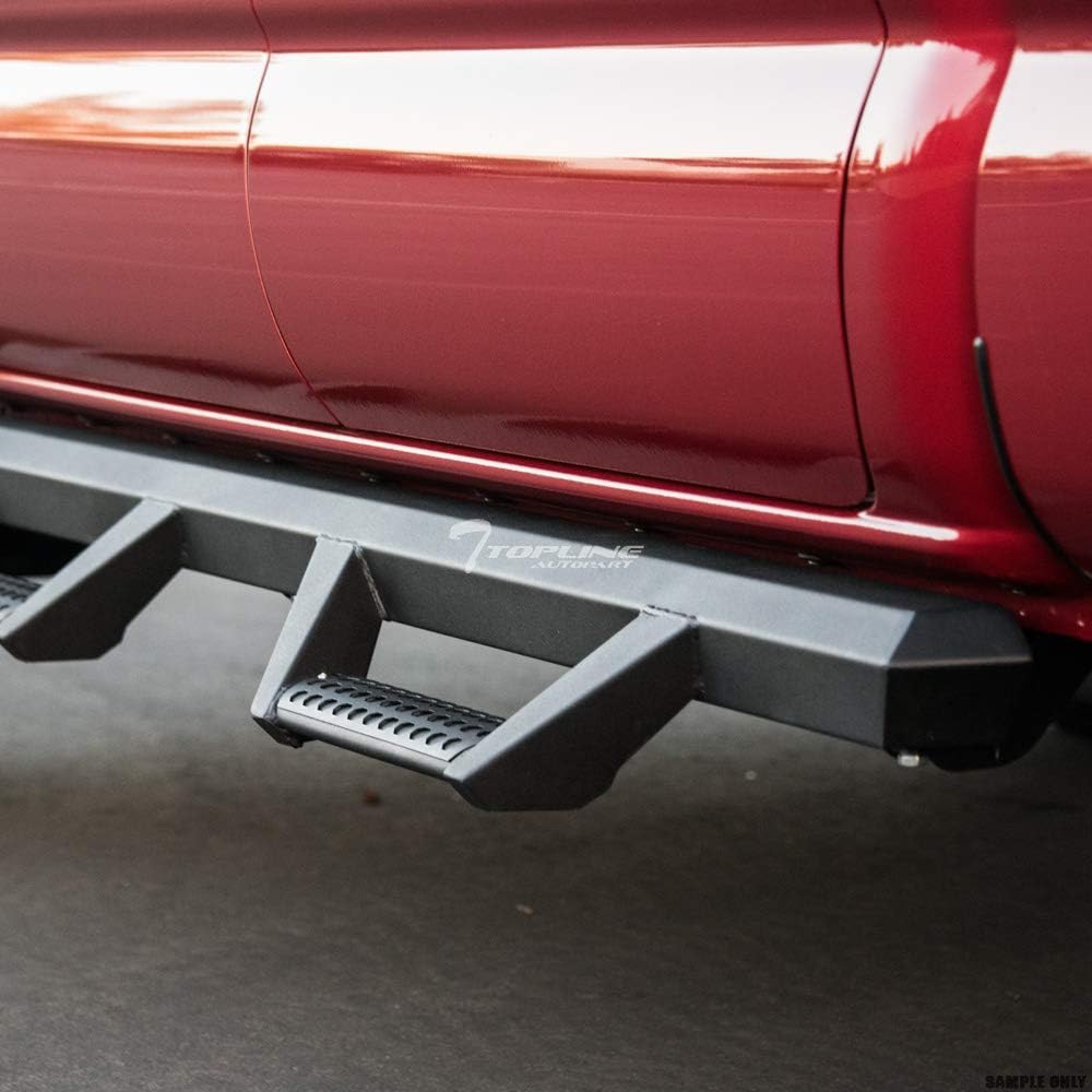 Matte Black Nerf Bars Running Boards for Chevy Colorado GMC Canyon Crew Cab V406619