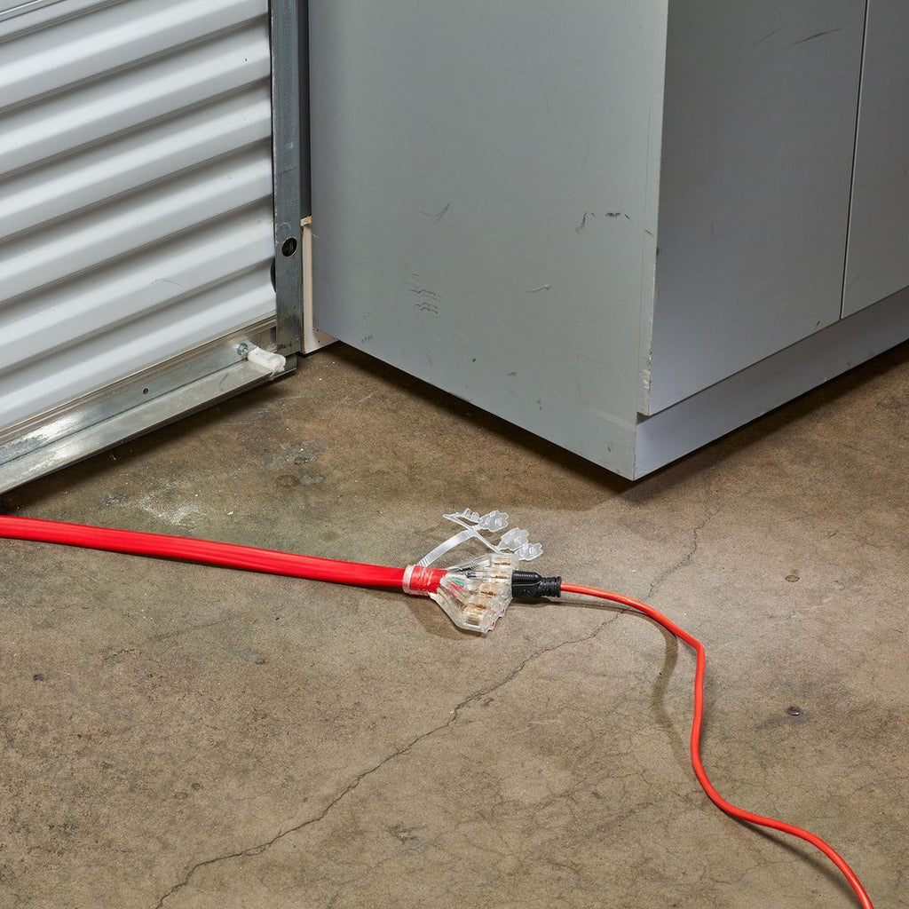 25 ft. 30 Amp 125/250V 4-Outlet Generator Extension Cord E7910