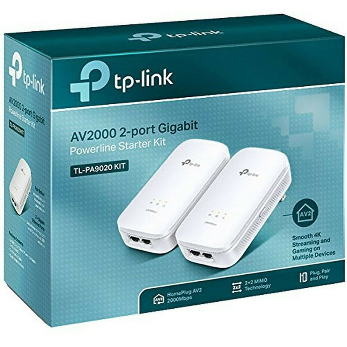 AV2000 2-Port Gigabit Powerline Starter Kit X81440