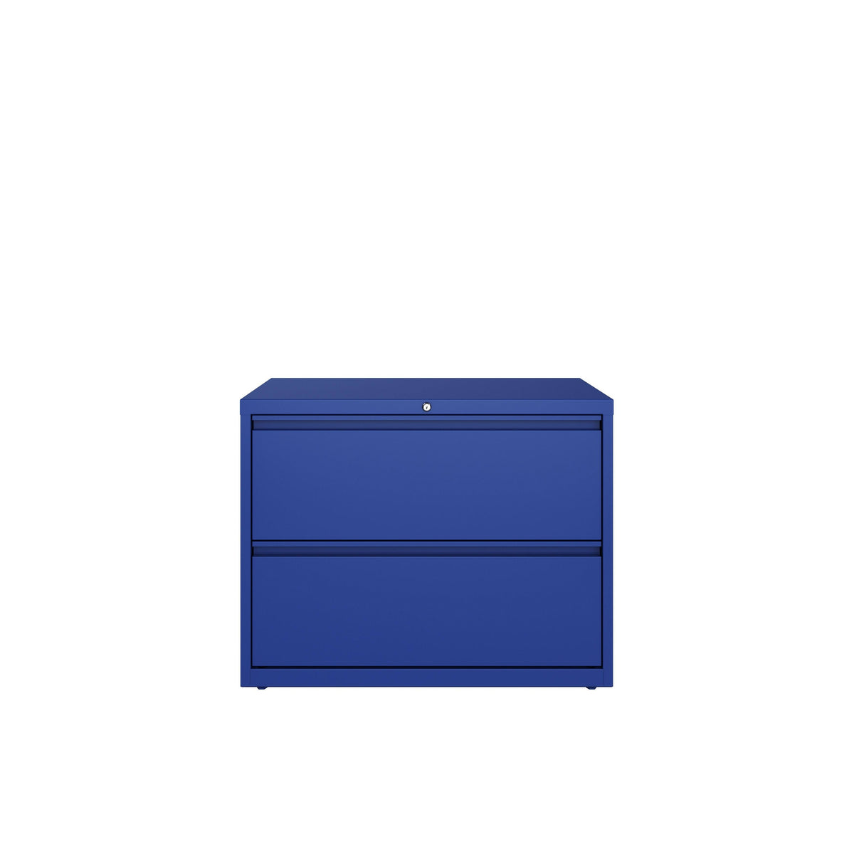 Classic Blue 2 Drawer Lateral File Cabinet J233221