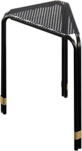 Triangular Side Table, Black finish Z6035