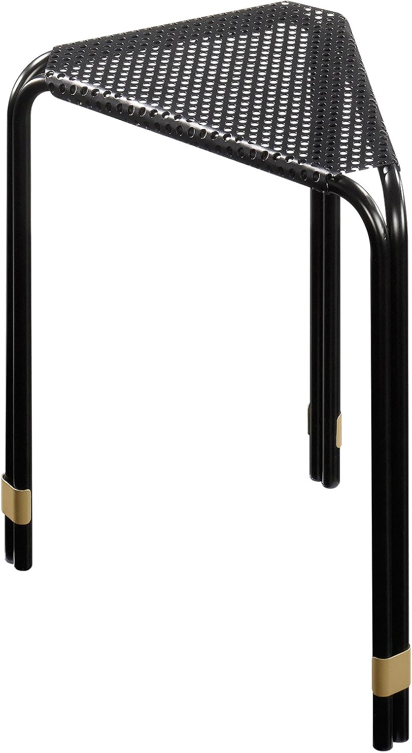 Triangular Side Table, Black finish Z6035