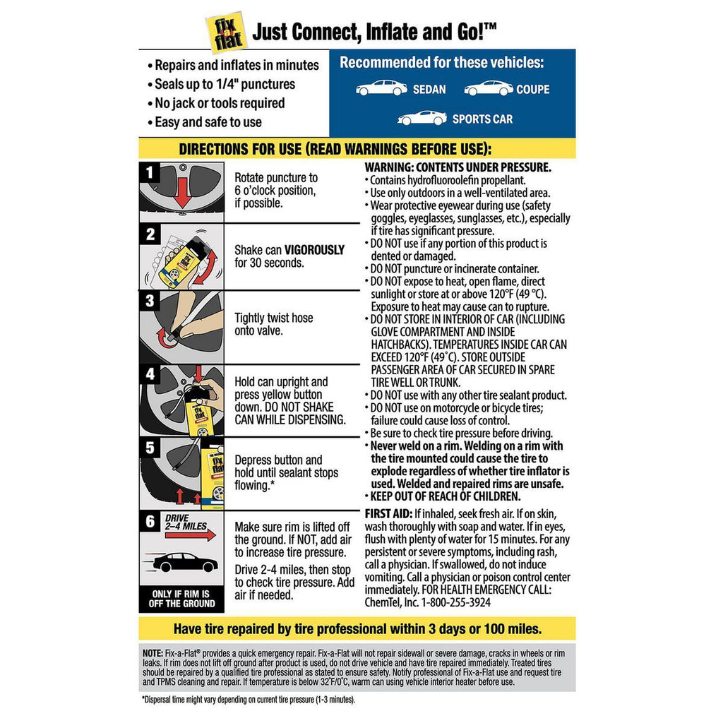 16 oz. Aerosol Tire Inflator I51772