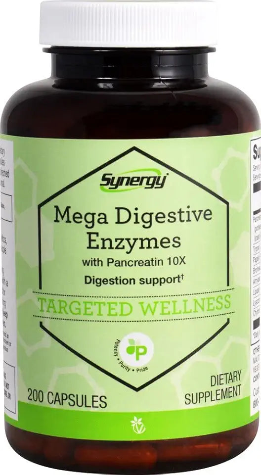 200 Capsules Digestive Enzymes N569