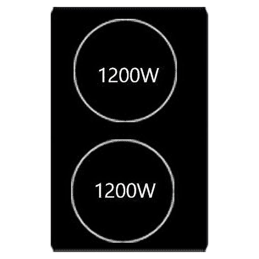 15" Wide 230V 2-Burner Radiant Cooktop Q7626