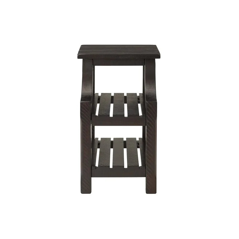 Espresso Coffee Table and Chairside Table Set C60338