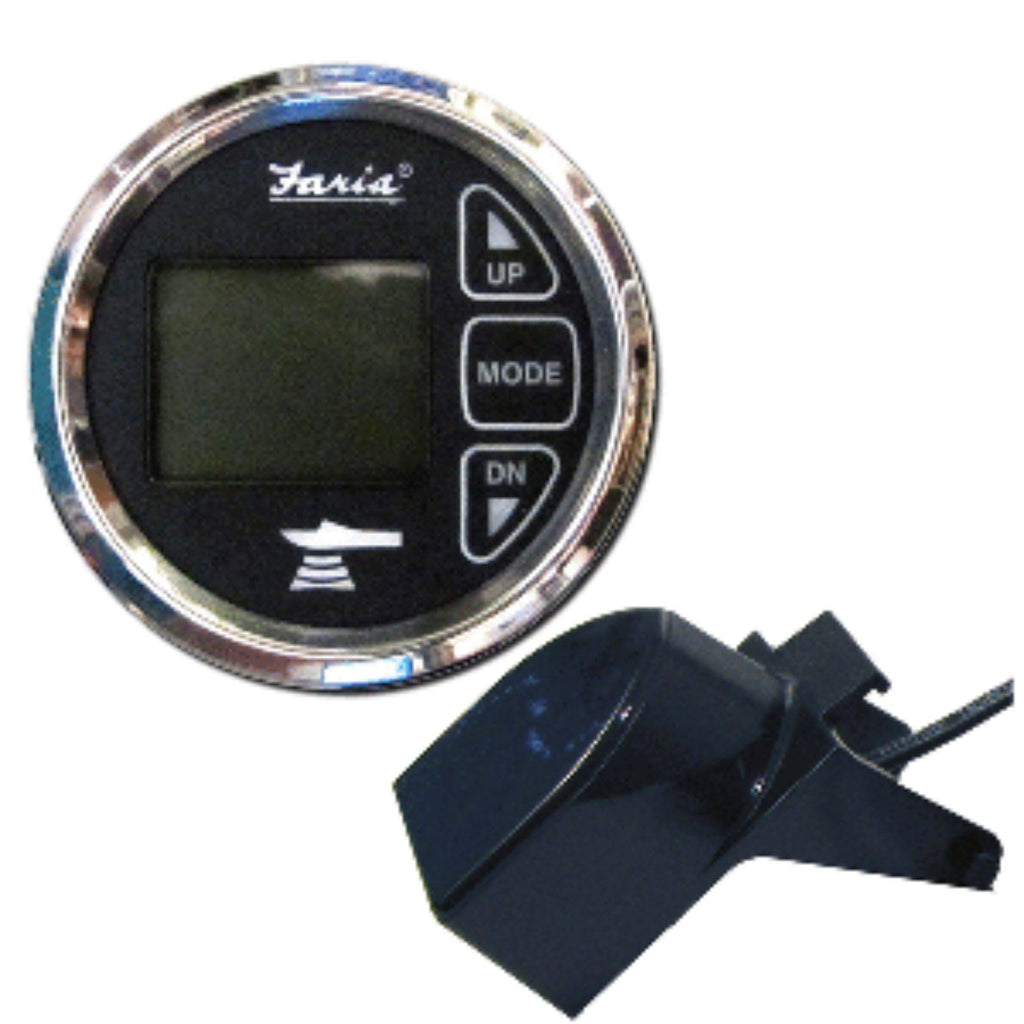 Chesapeake SS Black Dual Depth Sounder with Transom Mount Transducer S691200